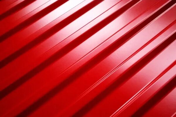 Профнастил С-8 полимер толщина 0.4 мм RAL 3003 Рубиново-красный